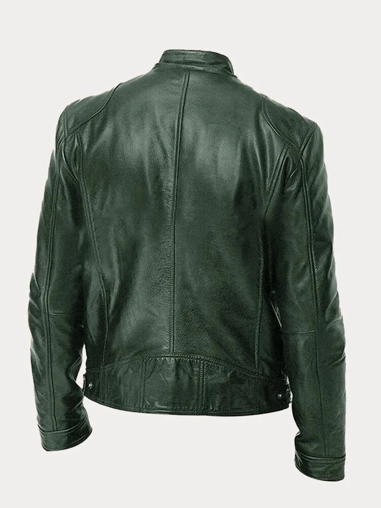 James | Veste en cuir élégante