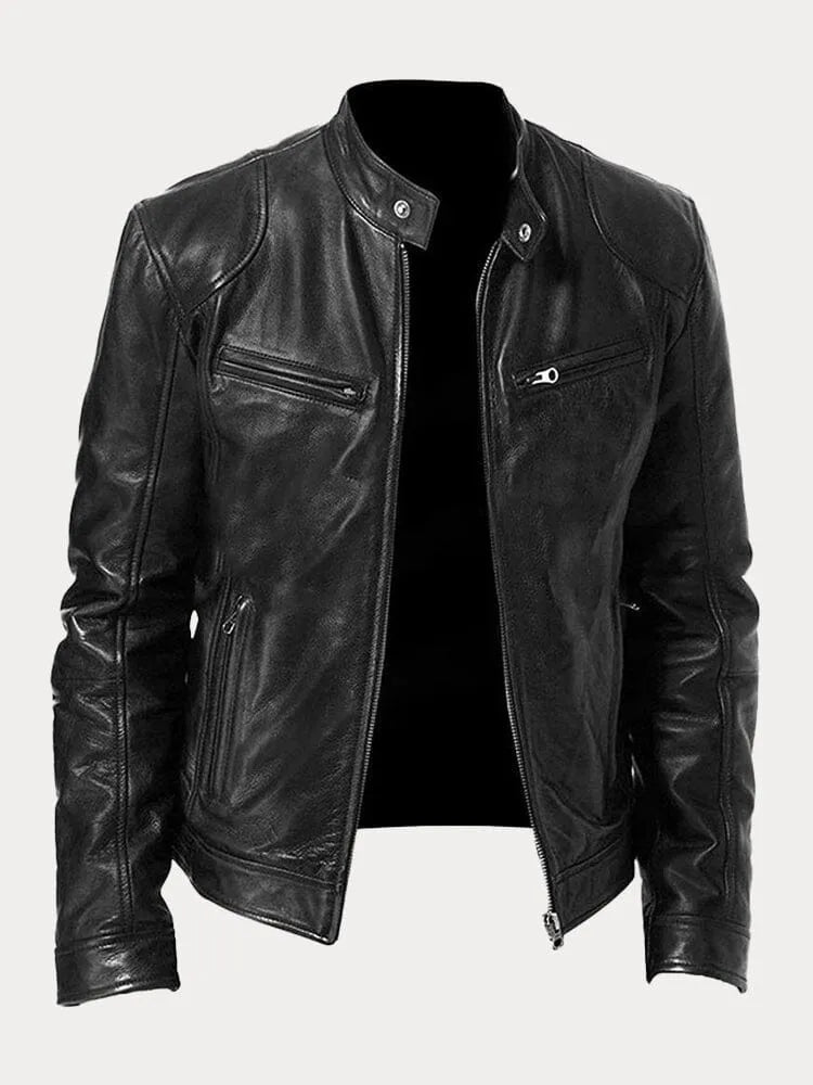 James | Veste en cuir élégante