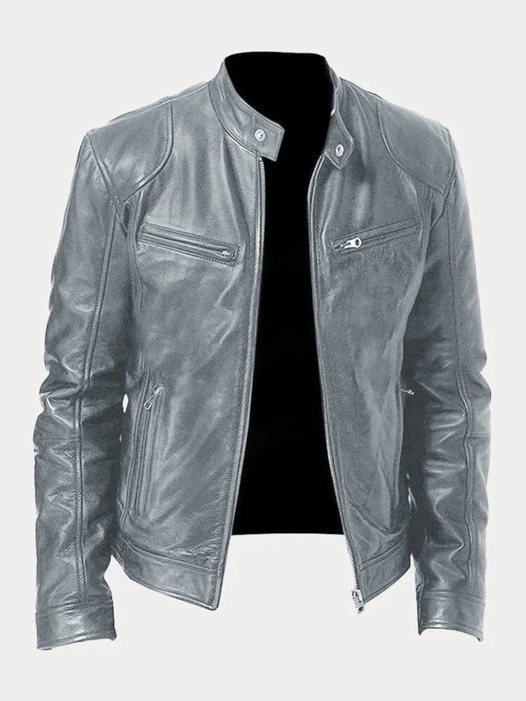 James | Veste en cuir élégante