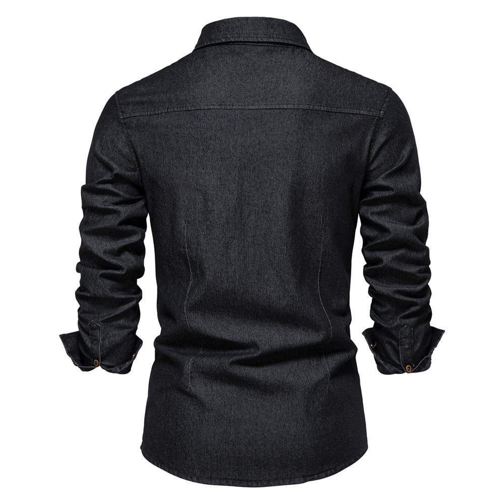 Chemise en jean pour hommes