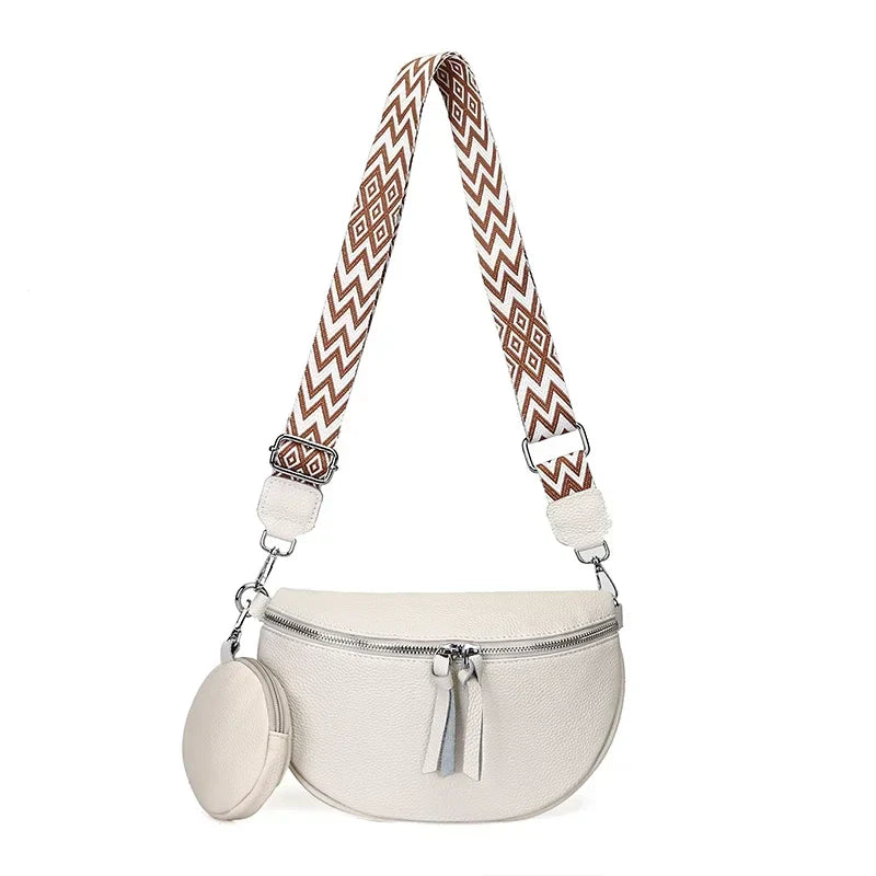 Hayley | Sac à bandoulière en cuir raffiné