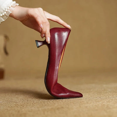 Escarpins Anok en cuir véritable