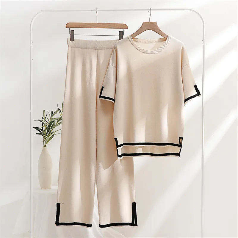 Mia™ - Ensemble tricoté élégant 2 pièces
