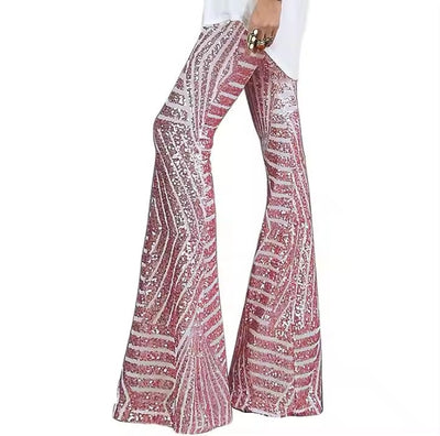 Gabriella | Pantalon Évasé pour femme | Paillettes