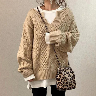 Hanna™ - Pull tricoté à la main confortable