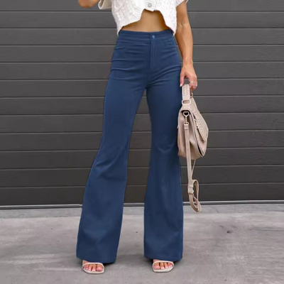 Pantalon Flare | Taille Haute | Allure Rétro
