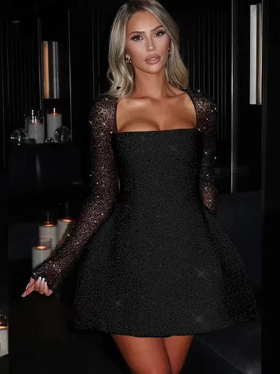 Chloe | Robe De Soirée Sequin Pour Femme | Mini