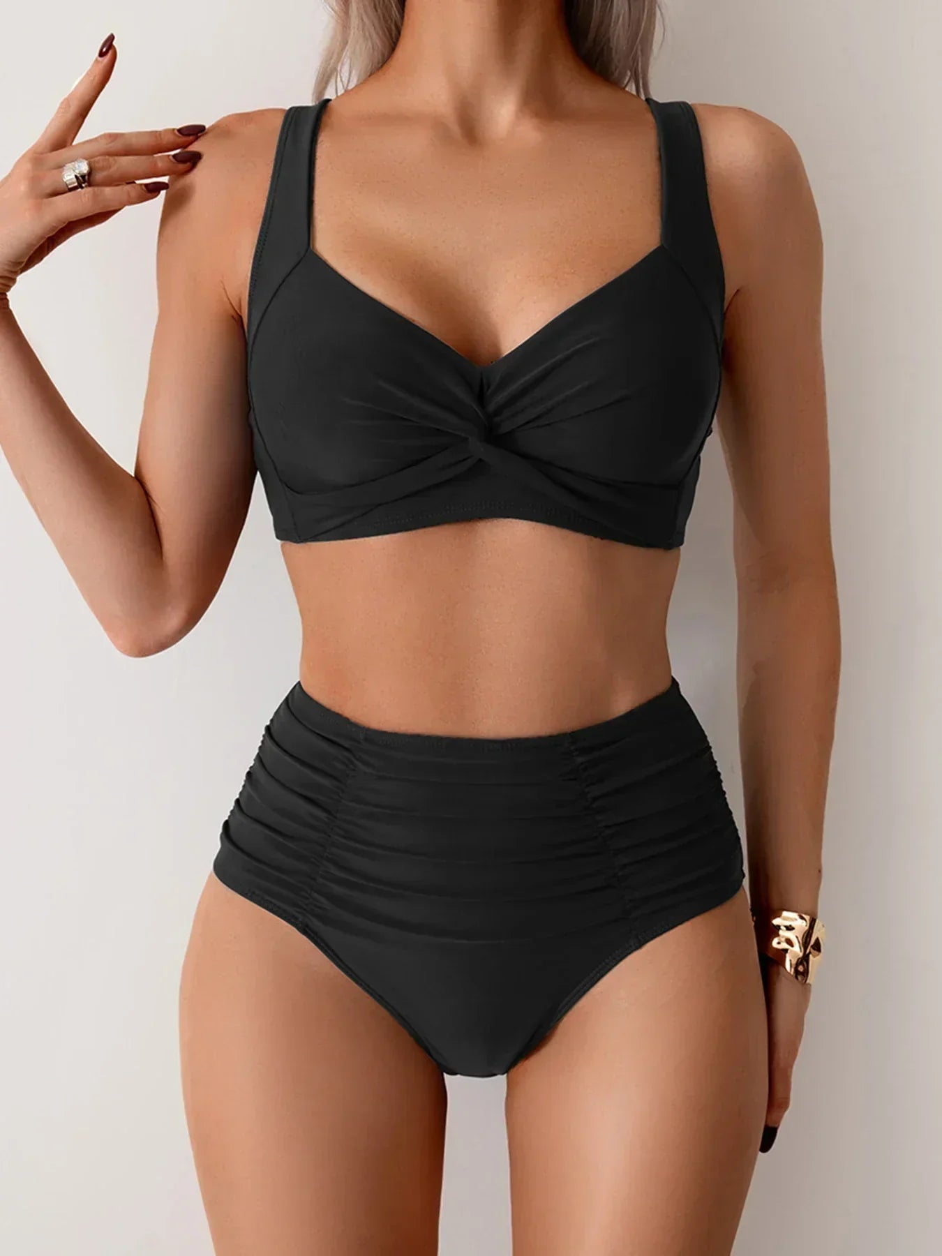 Nolwenn | Bikini bandeau à volants