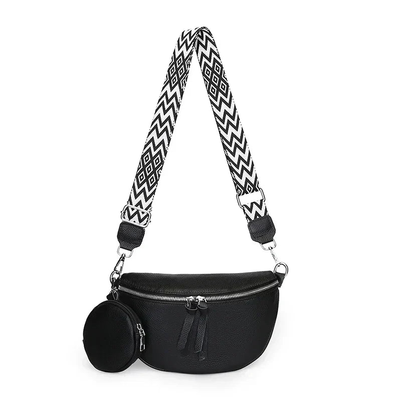 Hayley | Sac à bandoulière en cuir raffiné