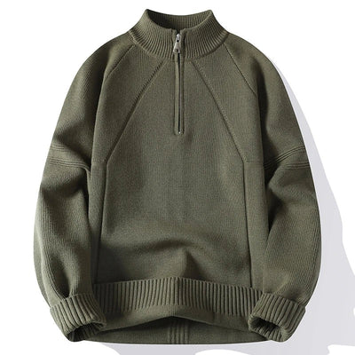 Col montant et demi-zip