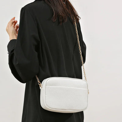 Sac à bandoulière en cuir raffiné Zara