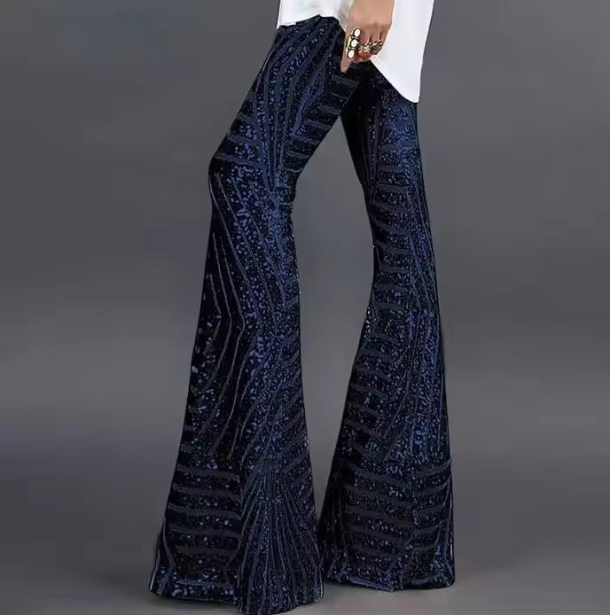 Gabriella | Pantalon Évasé pour femme | Paillettes