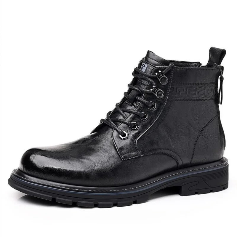Bottes Ranger en Cuir Premium Ortopédique