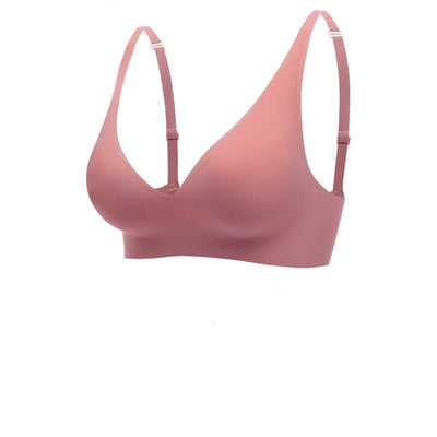 Soutien-gorge femme – Sans coutures – Encolure en V – Bretelles larges – Confort respirant