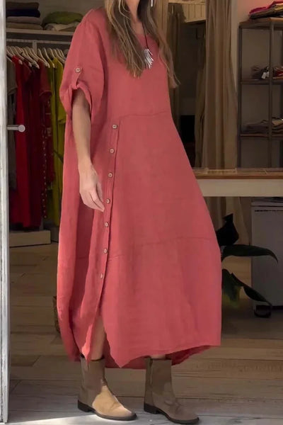 SÉLENA | Vestito Elegante e Casual con Bottoni