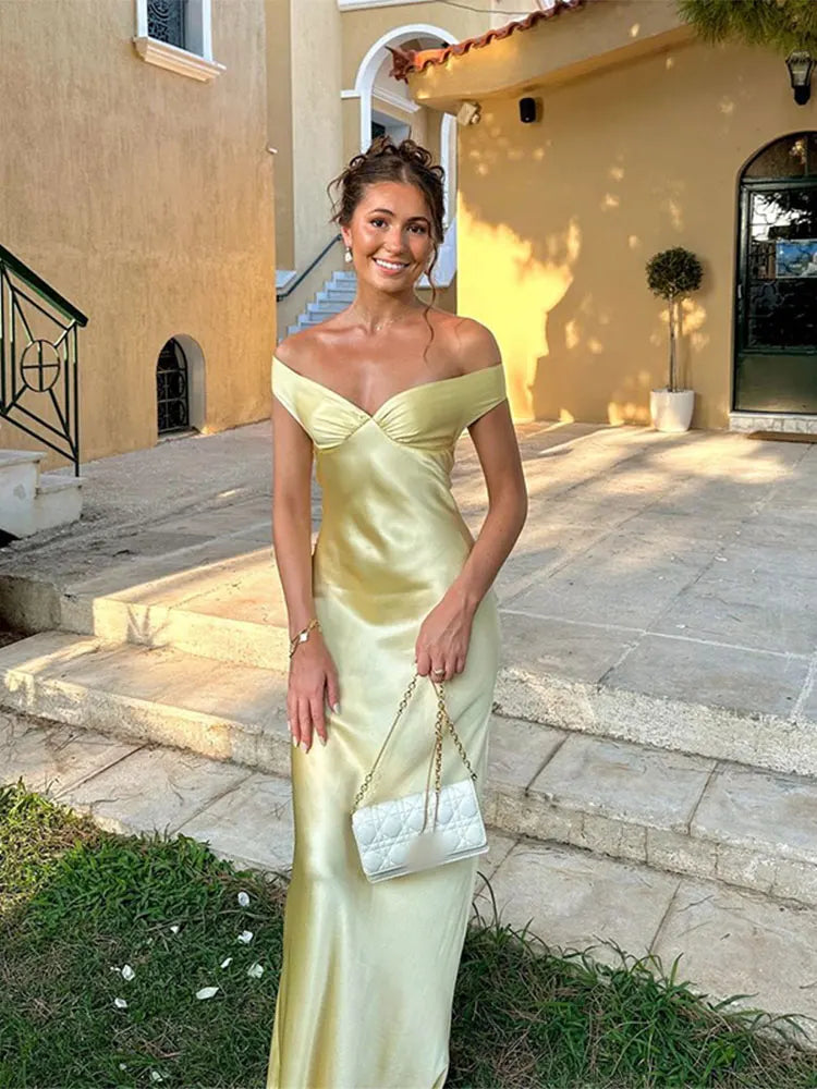 Robe de soirée pour femme - asymétrique - ajustée - longueur du sol - robe de soirée élégante