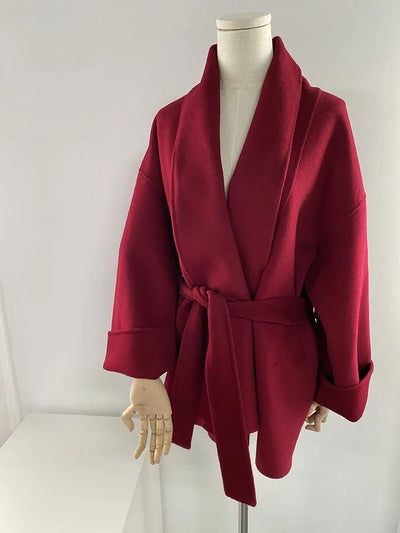 Serenya™ | Manteau en laine et cachemire fabriqué à la main