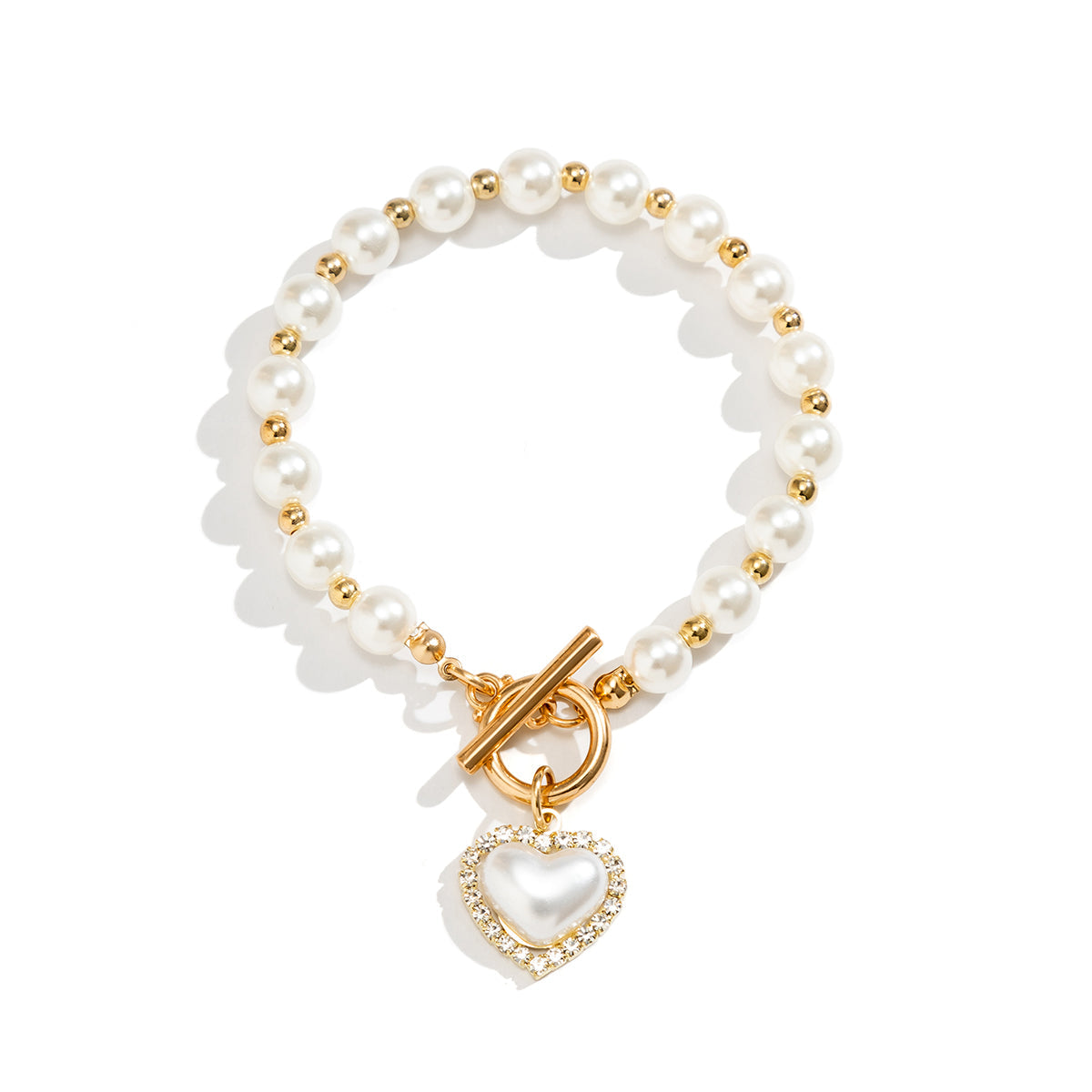 Bracelet élégant avec pendentif en perles d'eau douce pour femmes par Mitchell