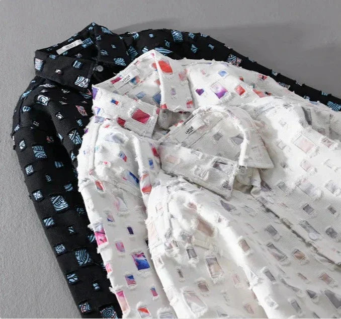 GabrielePirelli Chemise Rétro à Carreaux pour Hommes