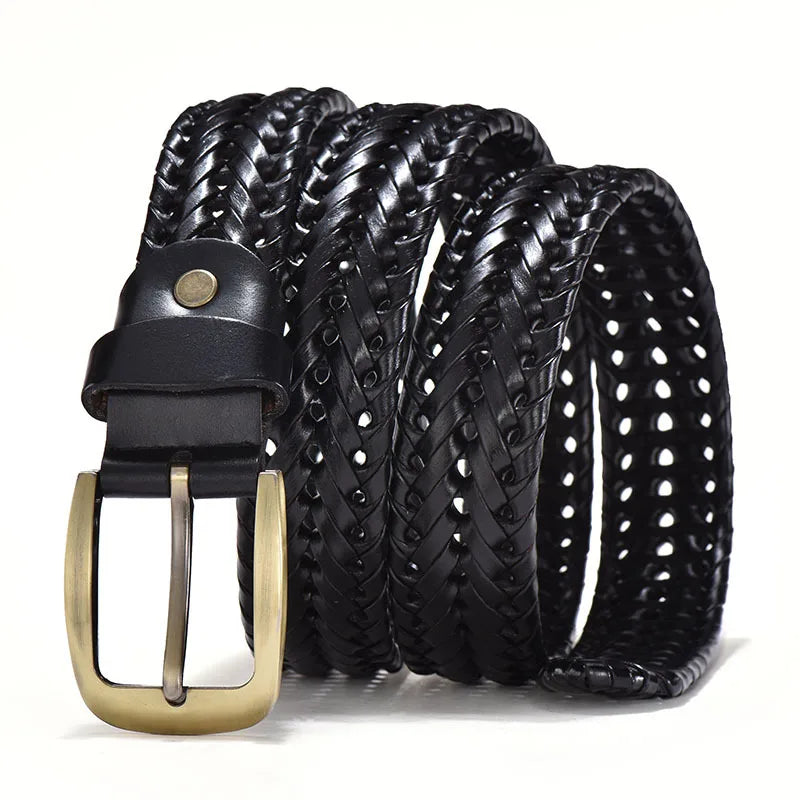 ALESSIO™ | CEINTURE EN CUIR TRESSÉE POUR HOMMES (VINTAGE)