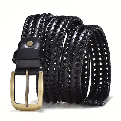 ALESSIO™ | CEINTURE EN CUIR TRESSÉE POUR HOMMES (VINTAGE)