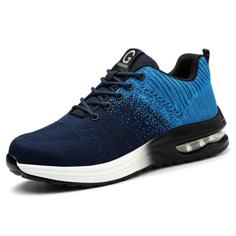 Chaussures de sécurité unisexes avec embout en acier - Chaussures de travail anti-perforation