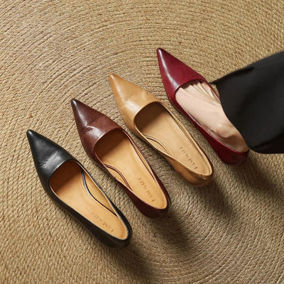 Escarpins Anok en cuir véritable