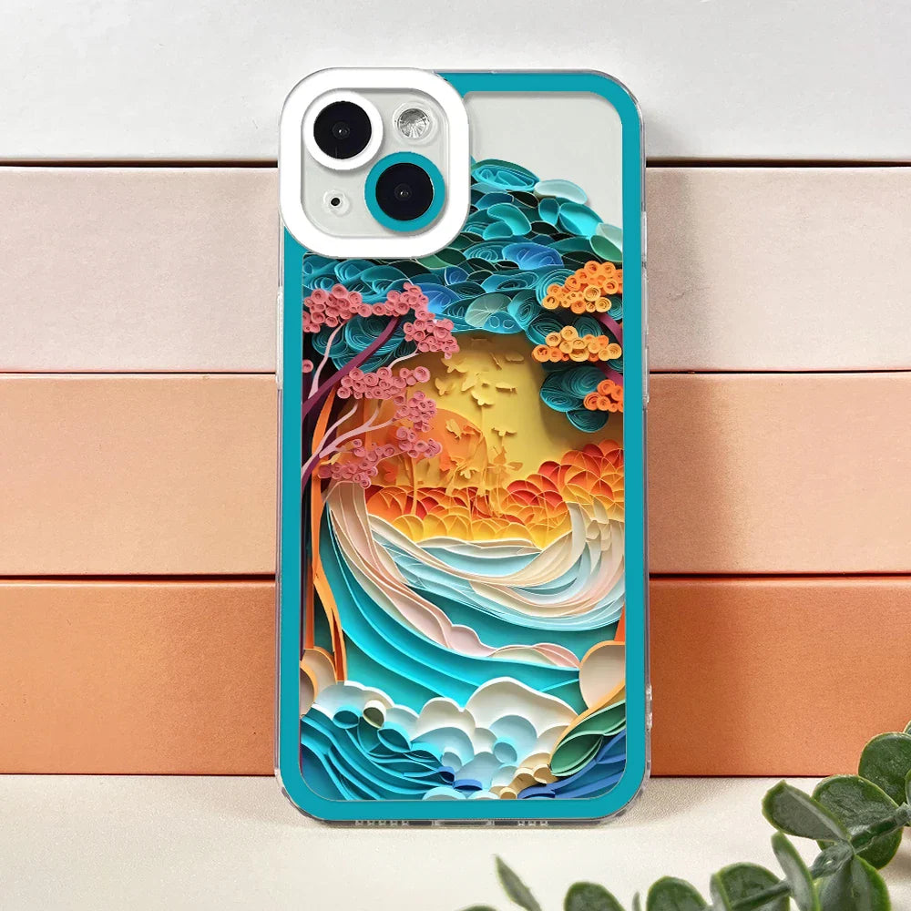 Covero™ | Étui iPhone en Papier Découpé 3D Intriqué