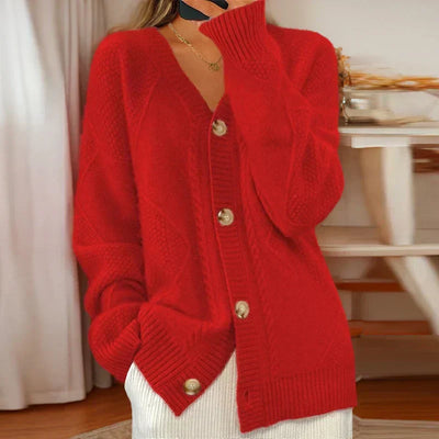 Cardigan Texturé | Boutons Bois | Chaleur Douce