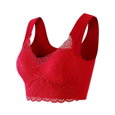 Soutien-gorge femme – Coupe sans couture – Détail en dentelle – Maintien sans armature