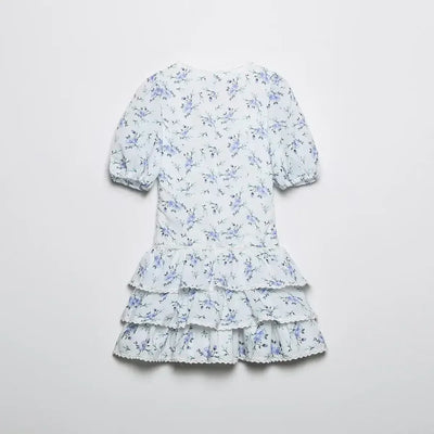 Ravikna | Minirobe à imprimé floral et volants