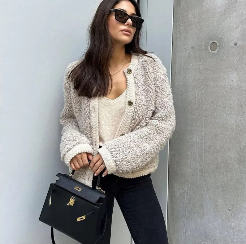Léane - Cardigan femme élégant