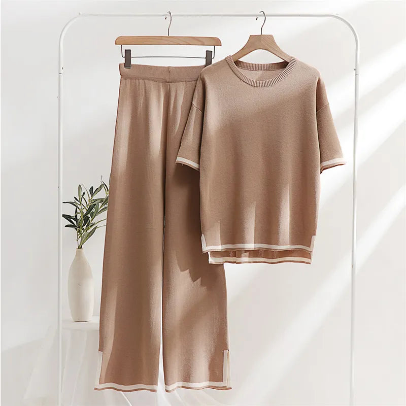 Mia™ - Ensemble tricoté élégant 2 pièces