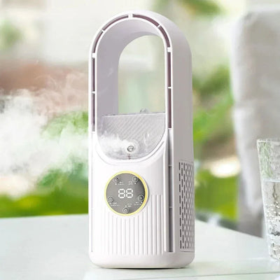 BreezePod Refroidisseur d'air portable à 6 niveaux - Brume ultrasonique, minuterie & veilleuse