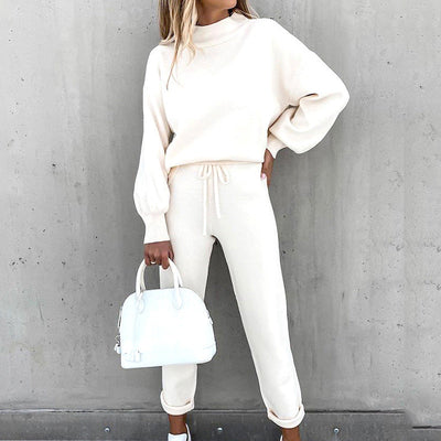 Wilma - Jogging blanc élégant et confortable pour femmes