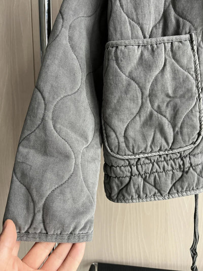 Zara™ | Veste en Coton Matelassée Vintage