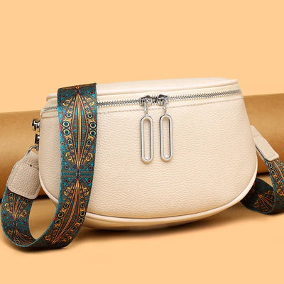 Sac à bandoulière en cuir raffiné Indie