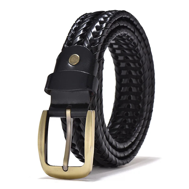 ALESSIO™ | CEINTURE EN CUIR TRESSÉE POUR HOMMES (VINTAGE)