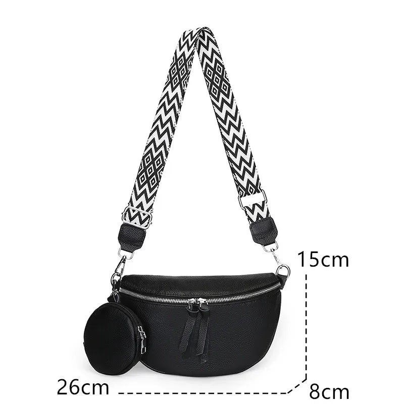 Hayley | Sac à bandoulière en cuir raffiné