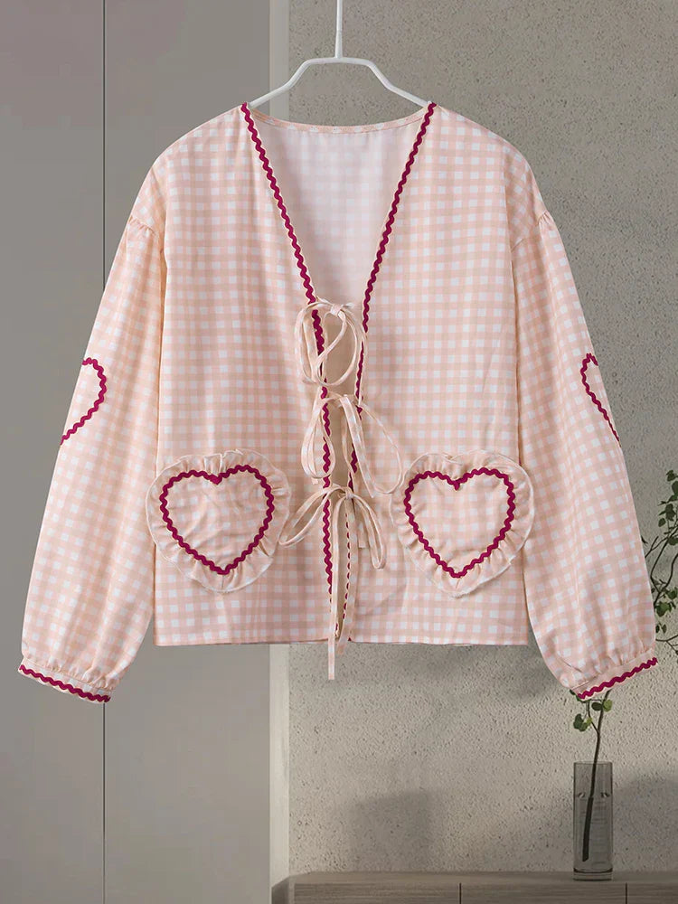 Isabelle™ | blouse élégante en forme de cœur