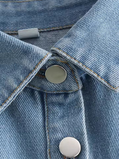 Veste en jeans cargo