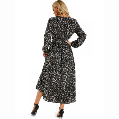 Lillith™ | Robe Bohème Longue à Imprimé Fleuri