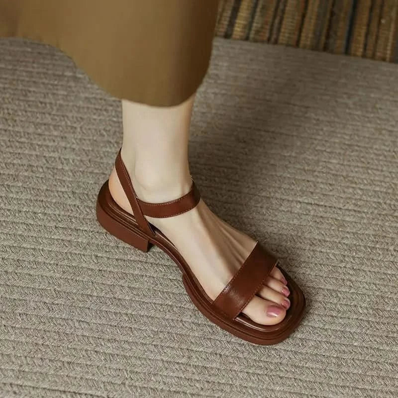 Morgane™| Sandales en cuir confortables