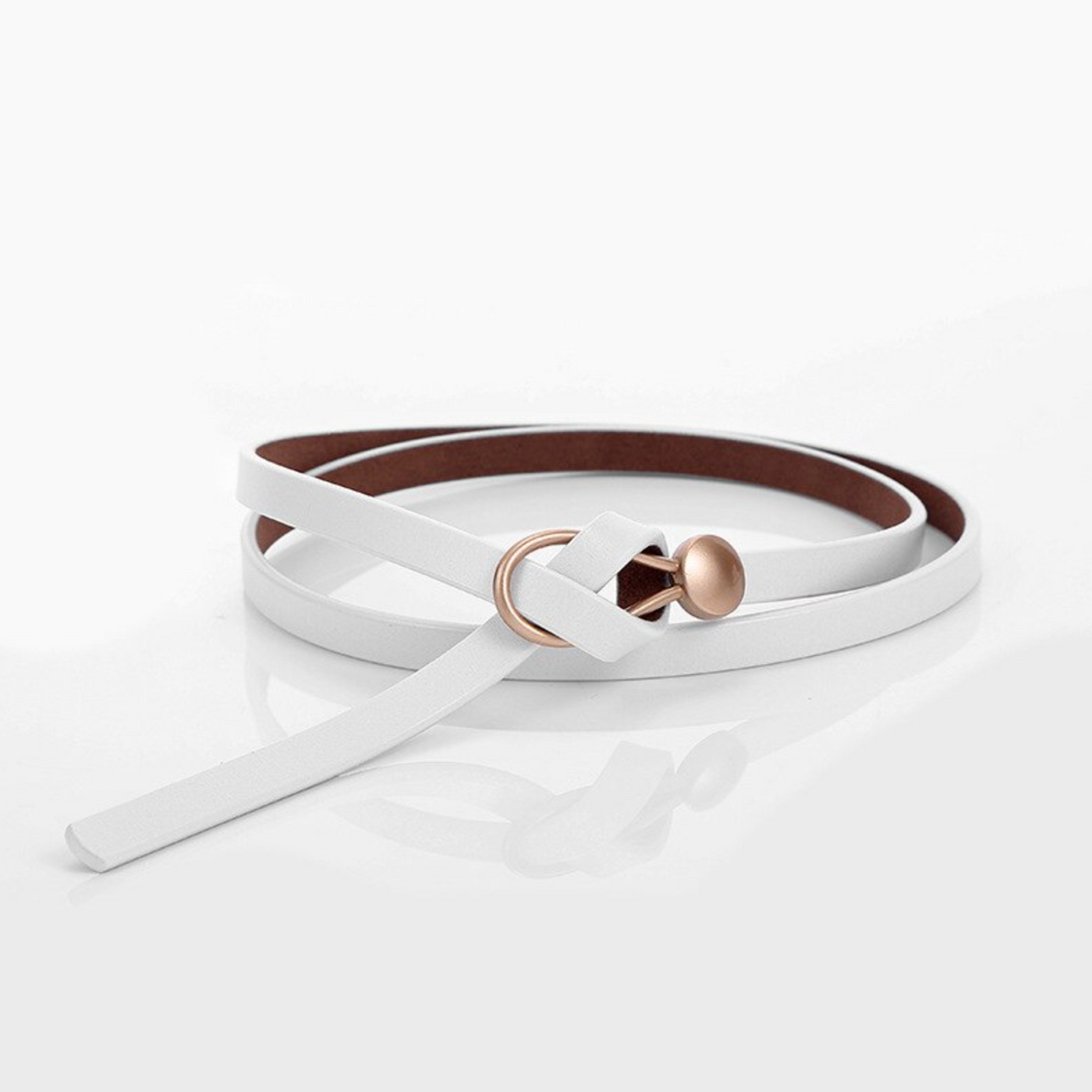 Mae - Ceinture élégante en cuir de luxe pour dames