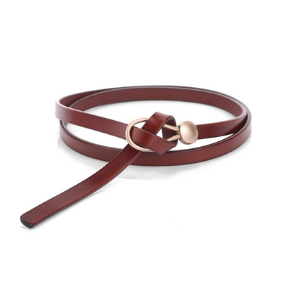 Mae - Ceinture élégante en cuir de luxe pour dames