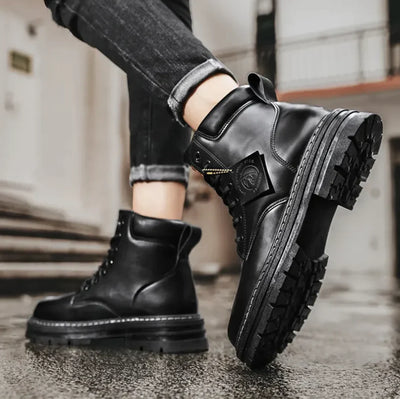 Elkan | Bottes en cuir confortables pour hommes