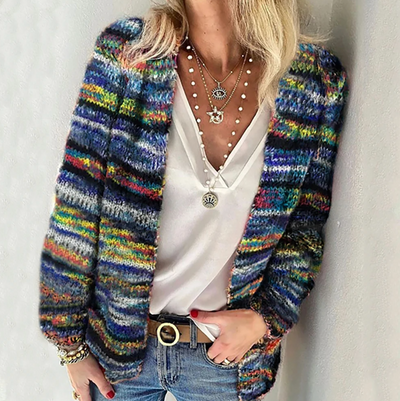 Cardigan tricoté coloré Sierra