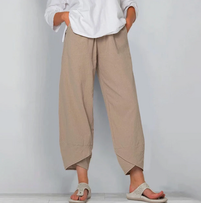 Pantalon 7/8 | Lin Coton | Élégance Naturelle