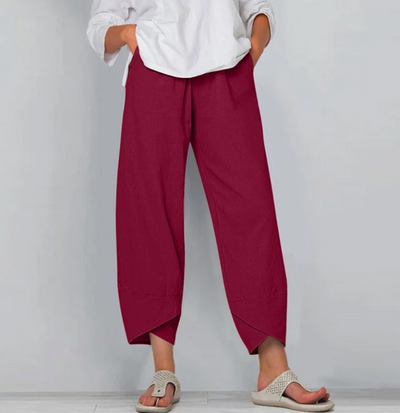 Pantalon 7/8 | Lin Coton | Élégance Naturelle