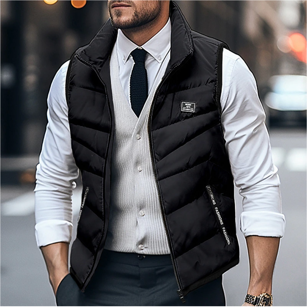 Hugo - Gilet homme matelassé léger